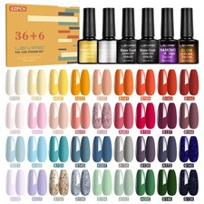 LEVIPE 42Pz Smalto Semipermanente Unghie, con Base Coat e Glossy & Matt Top Coat