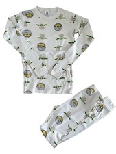 Kids 12 Star Wars Hanna Andersson Pajamas Grogu The Child Baby Yoda Cream Off Wt