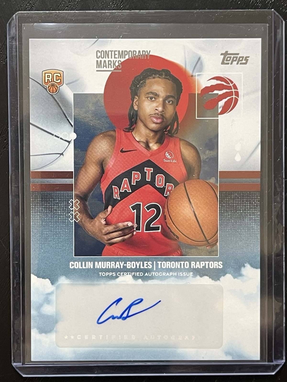2025 Topps Collin Murray-Boyles Contemporary Marks Auto RC #CM-CM - Raptors