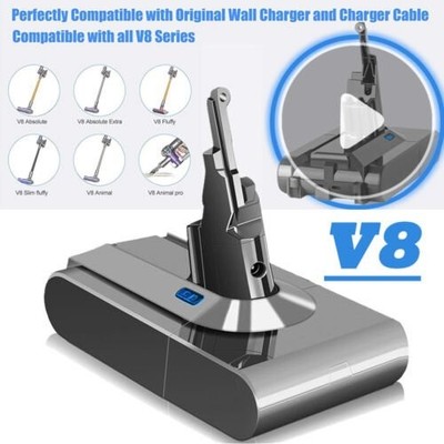 4600mAh Akku für Dyson V8  Absolute Animal Total SV10 Staubsauger Sony