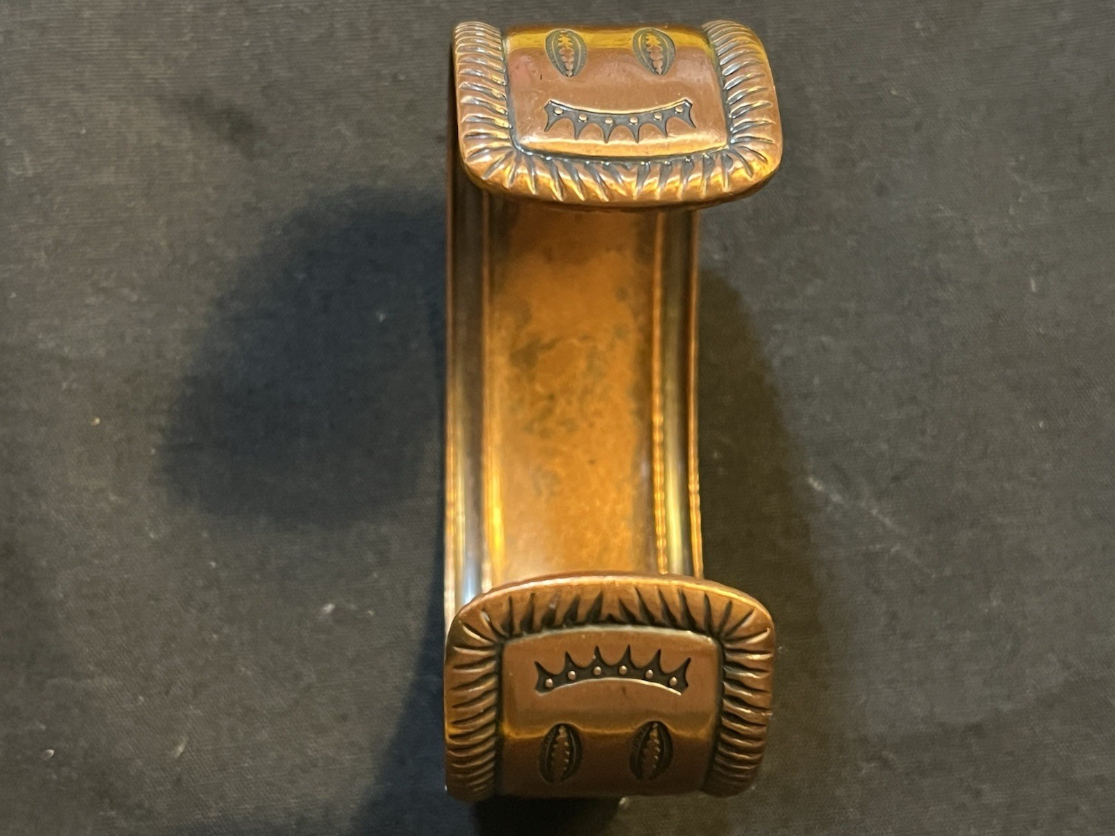 Solid Copper Native American Storyteller Thunderb… - image 4