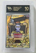 Gimmighoul Paradox Rift 198/182 Pokémon WAG Gem Mint 10 💎  Tcg Slab