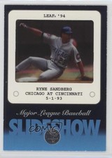 1994 Leaf SlideShow Ryne Sandberg #4 HOF sh7