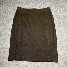 J. Crew Corduroy Mini Skirt Womens 0 Brown Hook Zip Y2K Academia Autumn