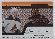 2022 Credentials Debut Ticket Access Horizontal Orange /149 Jack McBain #113 1v3