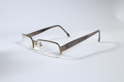 Sean John Brille SJ4021 Damen Gold Halbrand Metall Brille Brillengestell 56mm