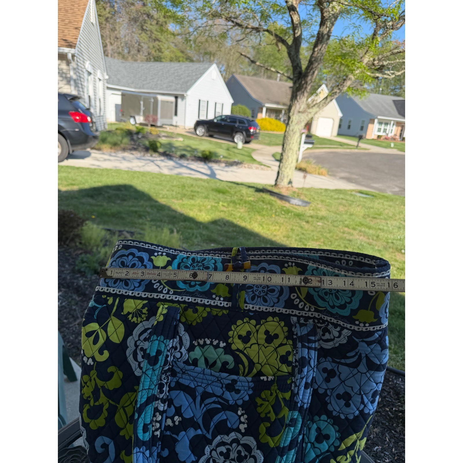 Retired Vera Bradley Disney Park EXCLUSIVE Where's Mickey large tote image 8