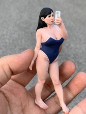 Diorama Scene Prop 1:18 Selfie Model Beauty Mini Doll Miniature Figure Toys