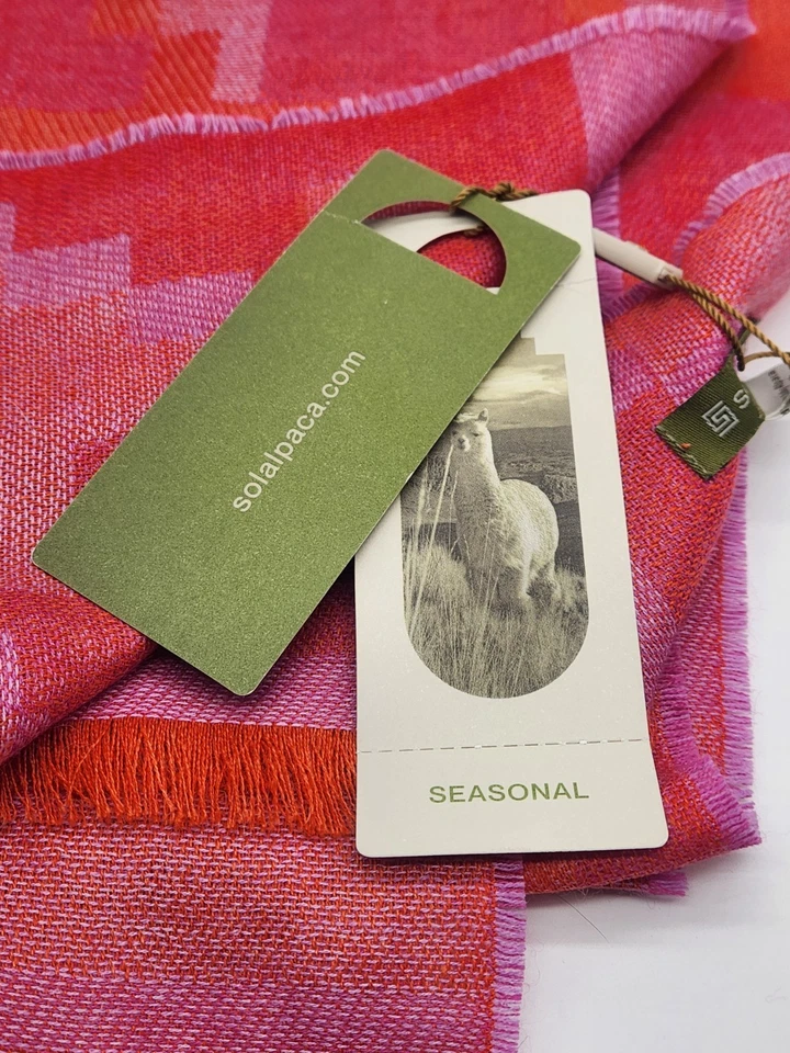 From the Incas Scarf Sol Alpaca Lightweight 80% Baby Alpaca & 20% Silk 76" - Image 2 of 4