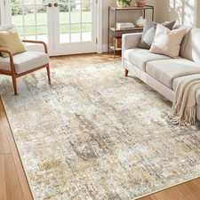 Washable Area Rugs 5'X7' Non-Slip Modern Abstract Soft for Living Room Entryway