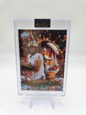 2025 Wild Card Splat Holiday Diego Pavia 1/1 Vanderbilt 