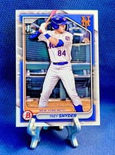 Trey Snyder 1st Prospect Rookie 2024 Bowman Draft #BD-138 New York Mets