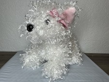 Ganz Webkinz White Terrier 10" Collctable Puppy Dog Plush Fun Stuffed Gift HM106