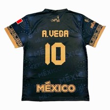 Mexico away traditional with #10 soccer jersey unisex