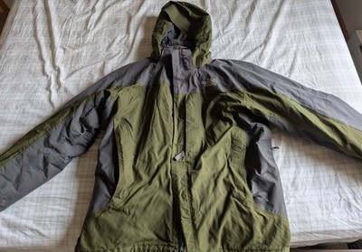 The North Face 2 in 1 Hyvent Winter Jacket w/Soft Shell Liner Green Men s XL/TG