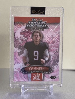 Wild Card 2026 Fantasy Football Kanji Joe Burrow Bengals FMKWPi-JB 2/3