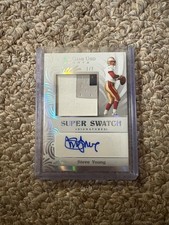 2022 LEAF IN THE GAME USED STEVE YOUNG /2 GAME USED PATCH AUTO 49ERS HOF