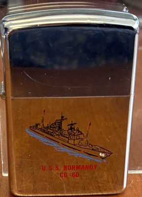 1990 Vintage Zippo US Navy USS Normandy CG-60 | eBay