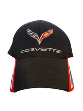 Concept One Chevrolet Corvette Cap Flex Fit Black Curved Brim Baseball Hat L/XL