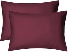 Toddler Pillowcases 13x18, Set of 2 Burgundy
