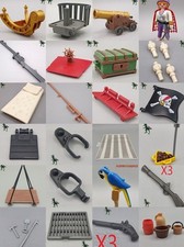 Playmobil 3940 3286 pieces loose parts pirate ship galleon sailboat spare parts