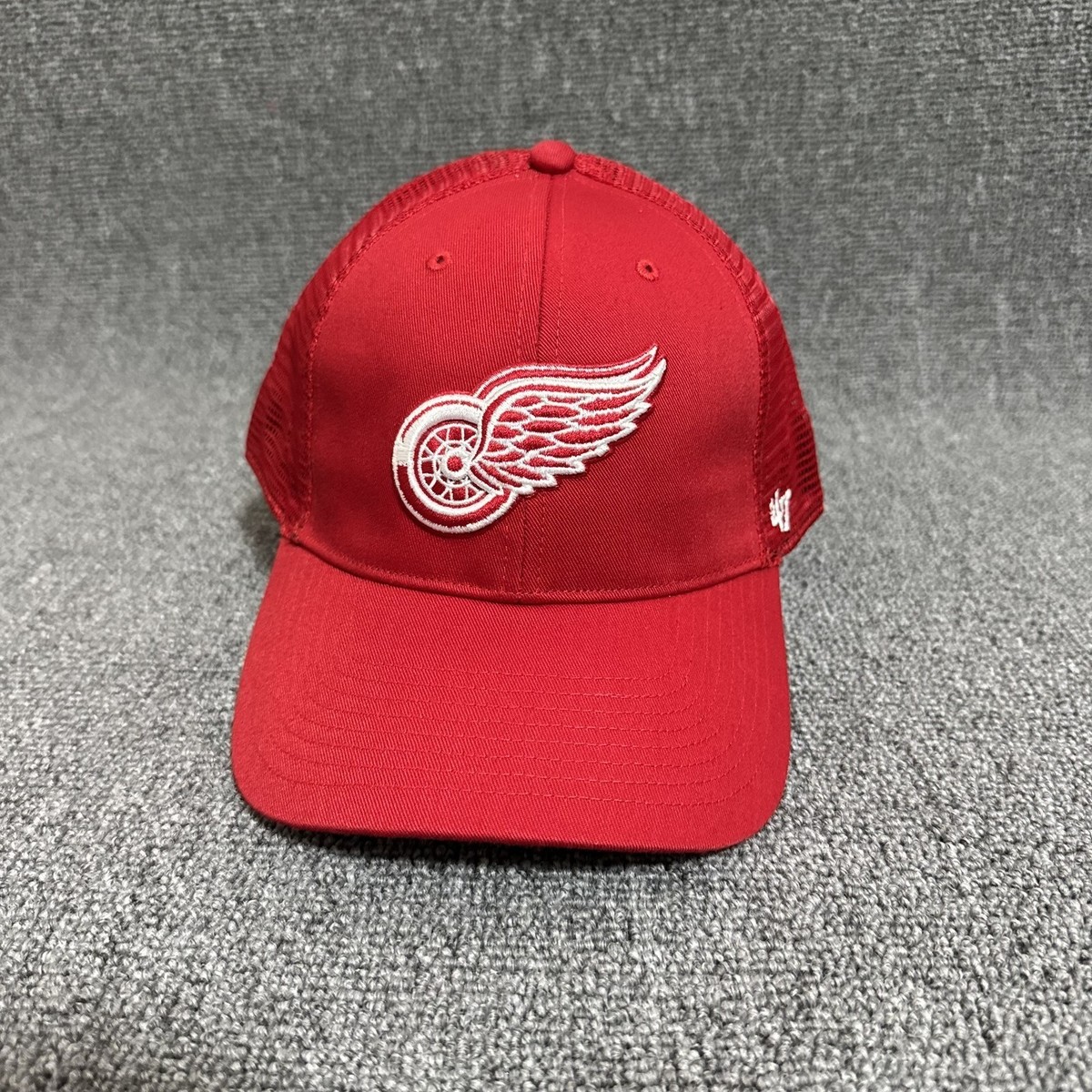 '47 Brand Detroit Red Wings Trucker Snapback Red OSFA NHL Hat