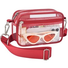 Clear Bag for Stadium Events Clear Messenger Bag Clear Purse for Concert and