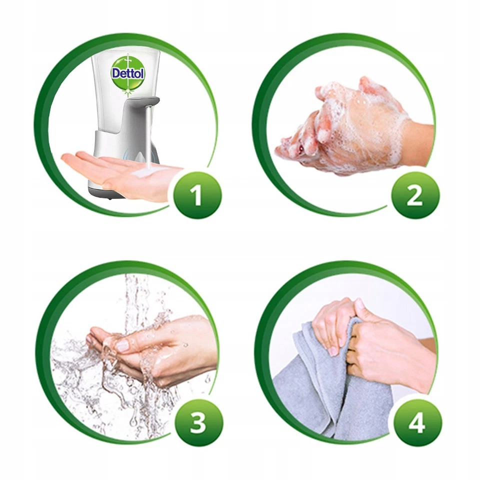 Dettol No-Touch Nachfüller Flüssigseife, Handseife Refill Aloe Vera 250ml - Bild 4 von 4