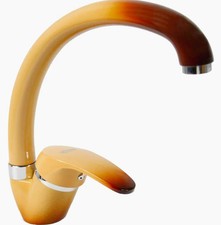 Rubinetto per lavello da cucina miscelatore, colore terra di Francia - design