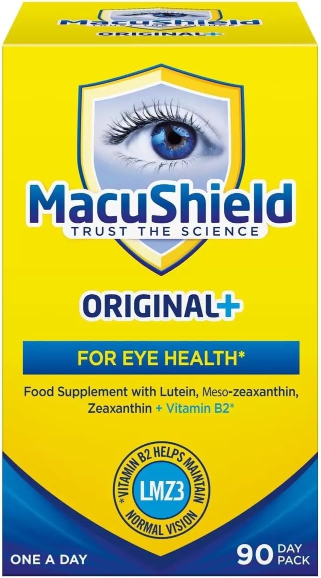 MacuShield Original Plus Eye Health Capsules 90 Day Supply UKs Finest 1 Pack