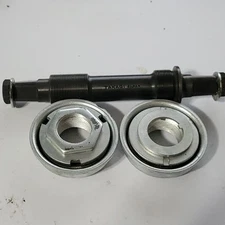 old school NOS Takagi 3 piece crank square tape spindle bottom bracket BMX bike