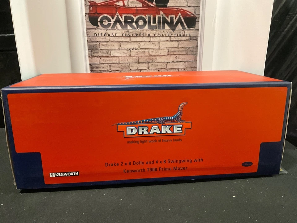TWH Coleccionables Escala 1/50 T09001 Drake 2X8 Dolly 4X8 Columpio Kenworth T908 Foto 2 de 4