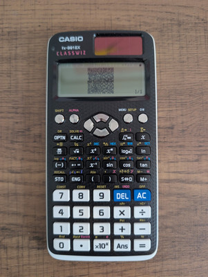 Casio fx-991EX ClassWiz wissenschaftlicher Taschenrechner GCSE original verifiziert QR (ohne Etui)