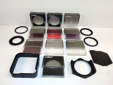 Cokin Photographic Filters, Adapter Rings And Holder, large lot.