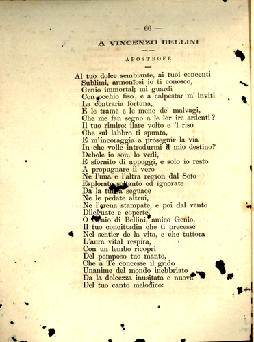 AKTEN AKADEMIE STESICOREA VON 1876 - RÜCKKEHR DER ASCHE VON BELLINI NACH CATANIA - Bild 3 von 6