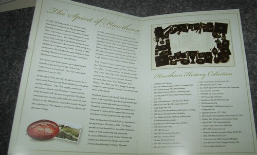 HAWTHORN HAWKS PREMIERS PRINT HAND SIGNED JOHN KENNEDY SNR GRAHAM ARTHUR Framed - Picture 3 of 3