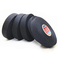 WFPOWER Cloth Tape for Wire Loom Harness 5 Pack, Wiring Harness Cloth Tape Black