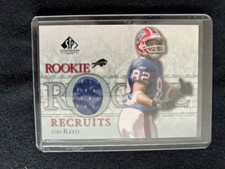 Josh Reed   RC Certified Game Used Jersey  Card  (Inventory #B)