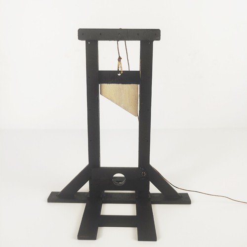 1/18 Holz Guillotine Soldat Szene Zubehör Modell DIY - Bild 4 von 4