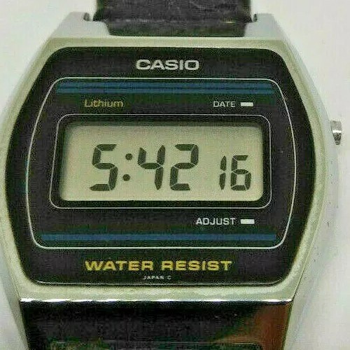 Watch orologio CASIO Lithium Japan c 350 B612W stainless steel back | eBay