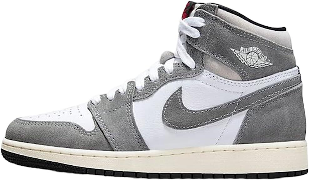 Кроссовки Big Kids Jordan 1 Retro OG, черные, Blk/Огненно-красный/ Белый (FD1437 051)