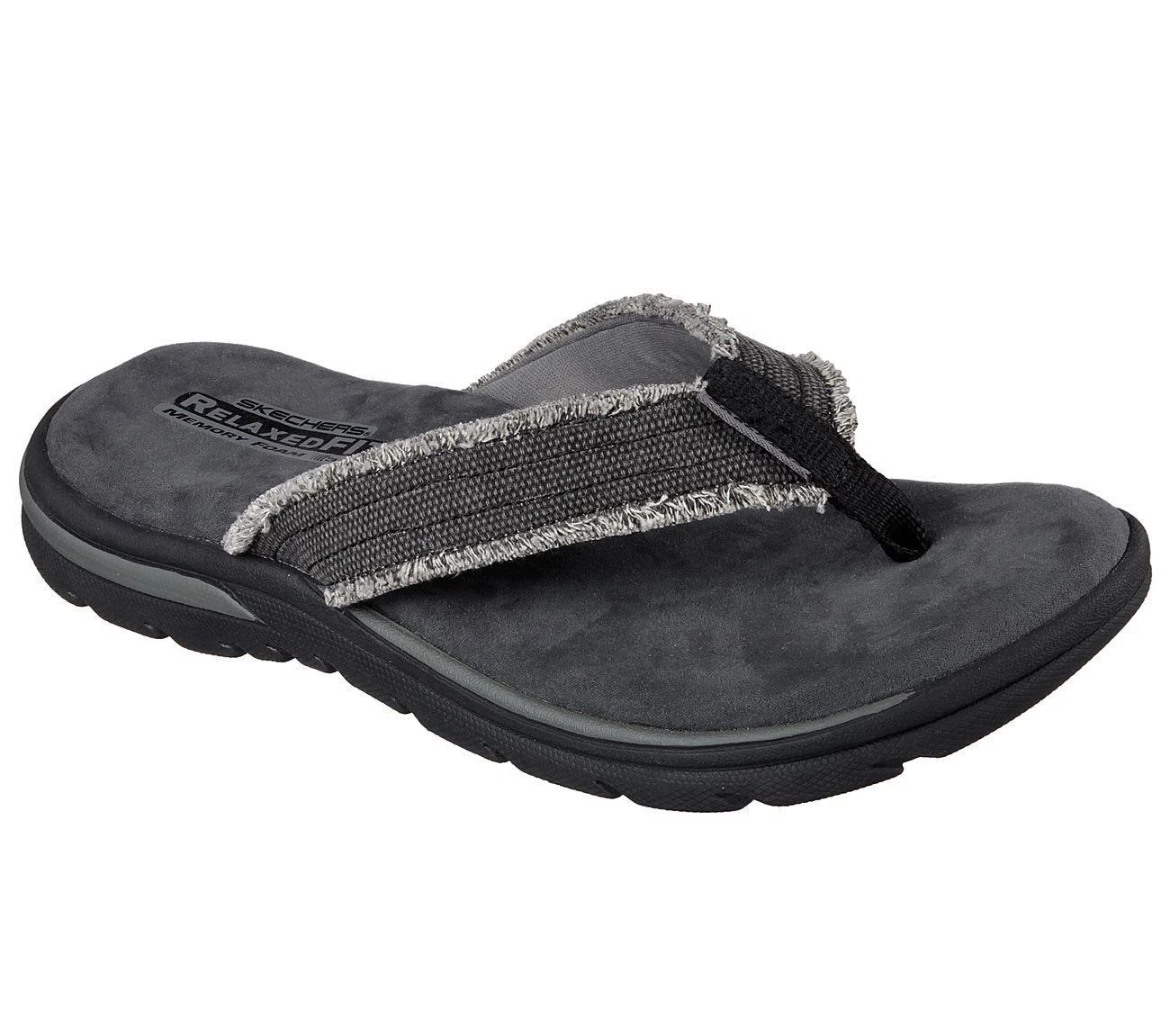 Skechers pour hommes coupe détendue : Supreme   Sandales Bosniaques, 64152/BLK plusieurs tailles