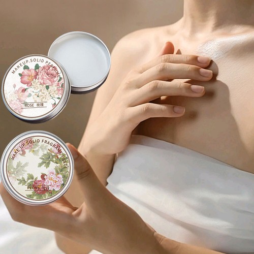 Natural Travel Size Solid Perfume Tin Jar Fragrance Solid Balm for Woman -22g - Picture 2 of 16