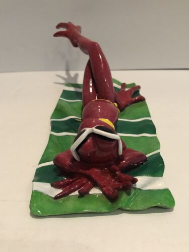 Unique Kitty’s Critters 2011 Paris 8696LE Frog Figurine Sculpture - Picture 7 of 13