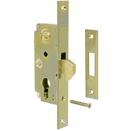 Cerradura De Gancho Fijo AGB Art B910 Entrada 30 Mm Acero Galvanizado Tropical