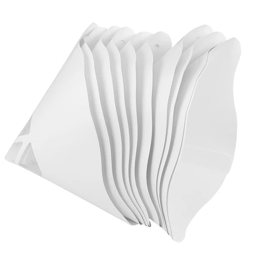 10PCS Paper Funnel Strainer Cone Filter UV Paint Strainer Oil Funnel