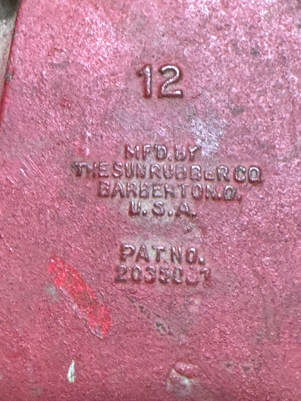 Vintage 1930's Sun Rubber Co Art Deco Streamline Delivery Truck Large 6"