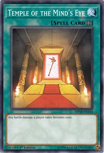 Temple of the Mind's Eye - MP18-EN144 - Common - 1st Edition x3 - Near Mint