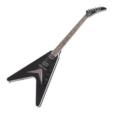Epiphone - Dave Mustaine Flying V Custom - Black Metallic, Hh, No Tremolo, Ebon