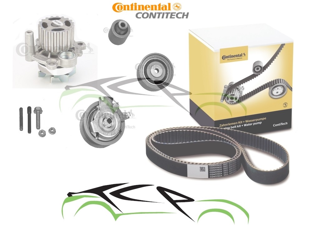 CONTI ZahnriemenSatz TimingBeltKit Wasserpumpe GOLF 5 2.0TDI AZV BKD